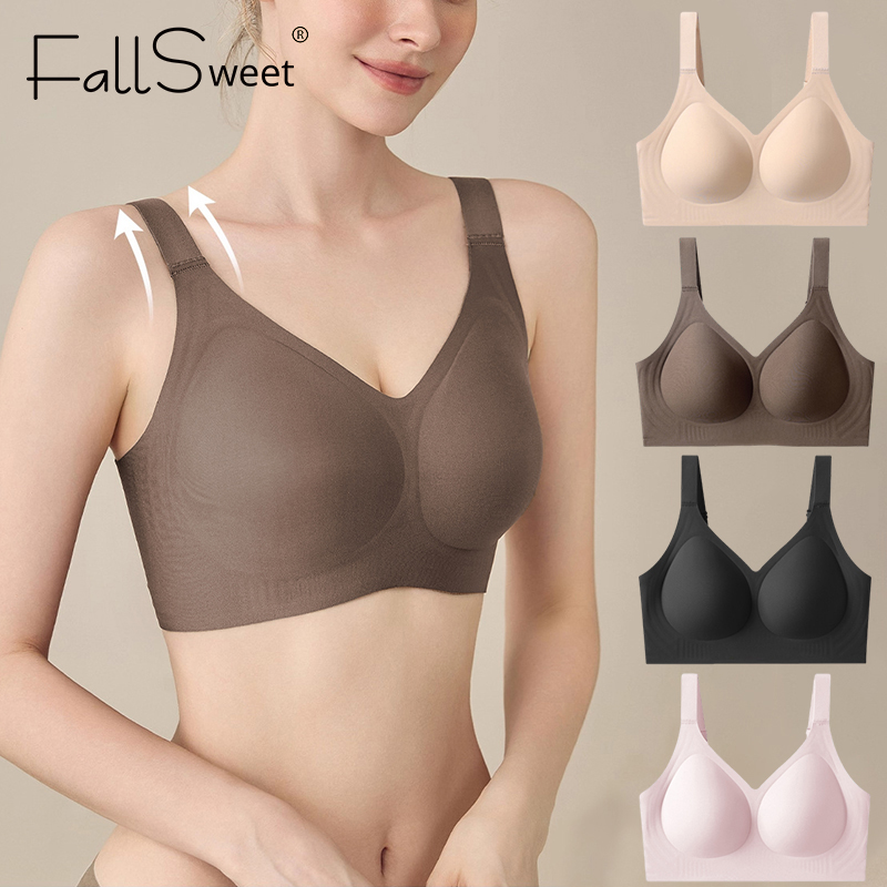 Mastectomy Bra Pocket - FallSweet Kadın Push-Up Dikişsiz Sütyen Artı