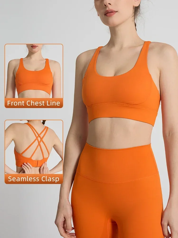 Sports Bra Racerback - Düz Renk kadın Spor Sutyeni Seksi