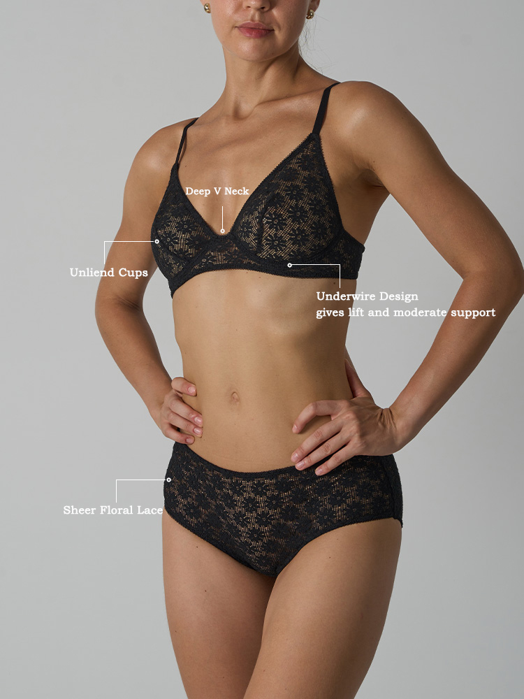 VITALINOVO 3 Parça Dantel İç Ç - Sheer Bra Lace incelemesi ve fiyatı