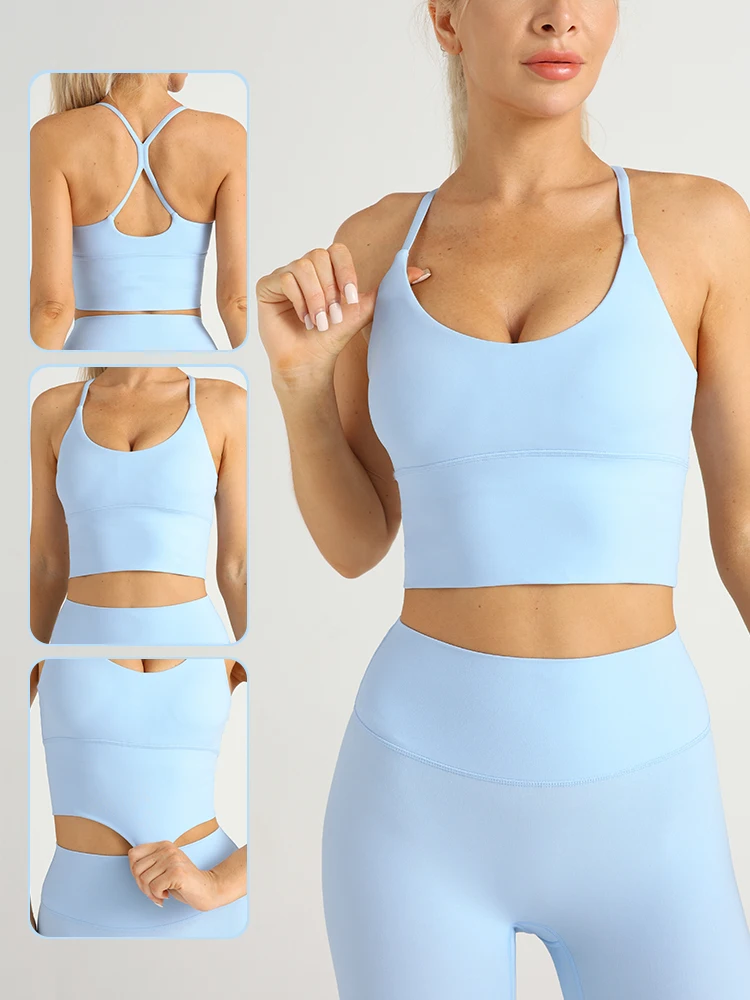 Kadınlar için Seksi Çapraz Sır - Sports Bra Racerback incelemesi ve fiyatı